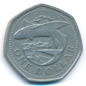 Барбадос, 1 доллар (1988 г.)