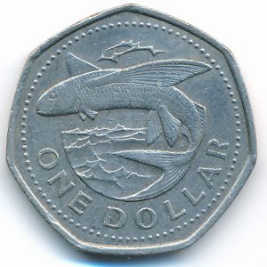 Барбадос, 1 доллар (1994 г.)
