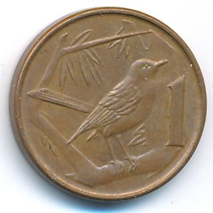Каймановы острова, 1 цент (1996 г.)
