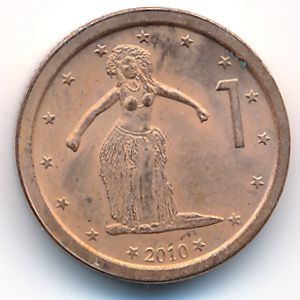 Острова Кука, 1 цент (2010 г.)