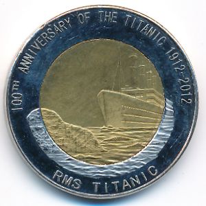 Редонда., 1 доллар (2012 г.)