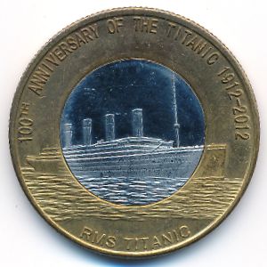 Редонда., 2 доллара (2012 г.)