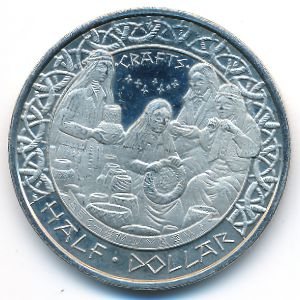 Индейская резервация Санта-Изабел., 1/2 доллара (2012 г.)