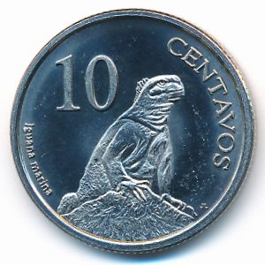 Галапагосские острова., 10 сентаво (2008 г.)