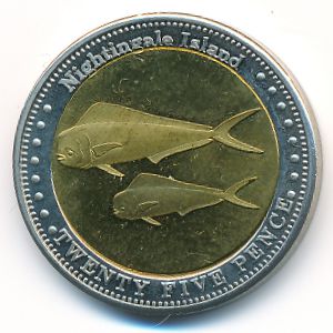 Соловьиные острова, 25 пенсов (2011 г.)