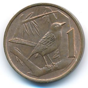 Каймановы острова, 1 цент (1972 г.)