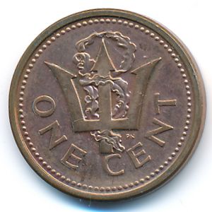 Barbados, 1 cent, 2000