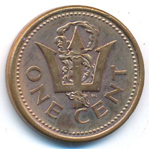 Барбадос, 1 цент (2001 г.)