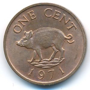 Бермудские острова, 1 цент (1971 г.)