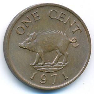 Бермудские острова, 1 цент (1971 г.)