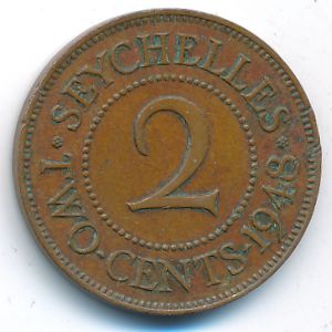 Сейшелы, 2 цента (1948 г.)