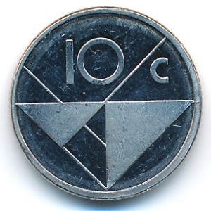 Aruba, 10 cents, 2008