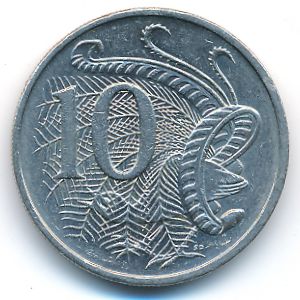 Australia, 10 cents, 1992