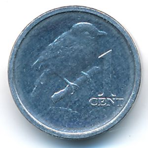 Острова Кука., 1 цент (2017 г.)
