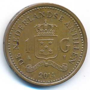 Антильские острова, 1 гульден (2014 г.)