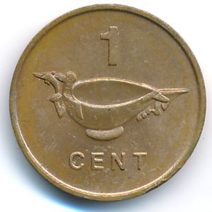 Соломоновы острова, 1 цент (1977 г.)