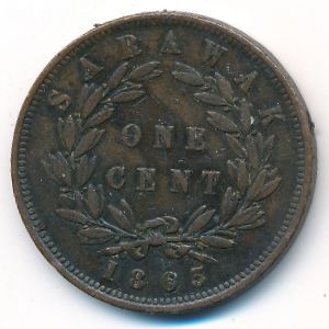 Саравак, 1 цент (1863 г.)