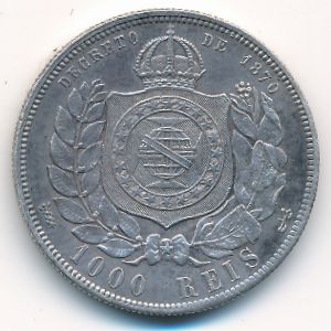 Бразилия, 1000 рейс (1888 г.)