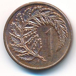 New Zealand, 1 cent, 1985
