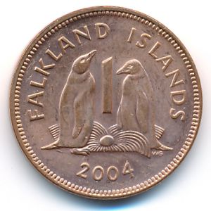 Фолклендские острова, 1 пенни (2004 г.)