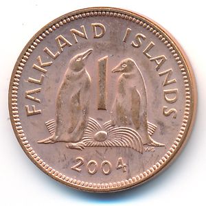 Фолклендские острова, 1 пенни (2004 г.)