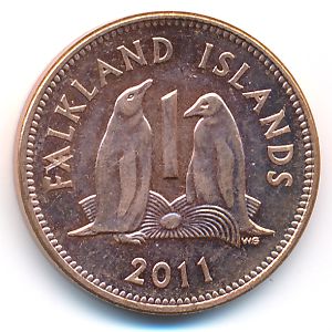 Фолклендские острова, 1 пенни (2011 г.)