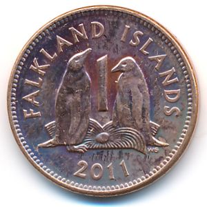 Фолклендские острова, 1 пенни (2011 г.)