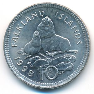 Фолклендские острова, 10 пенсов (1998 г.)