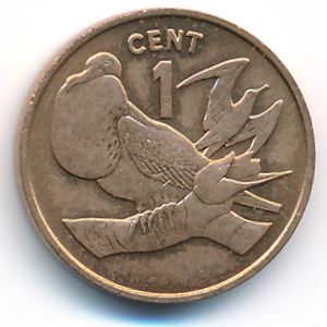 Кирибати, 1 цент (1992 г.)