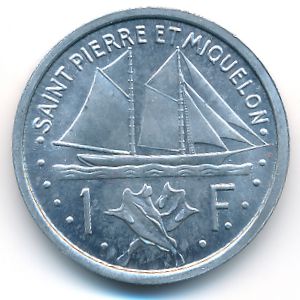 Сен-Пьер и Микелон, 1 франк (1948 г.)