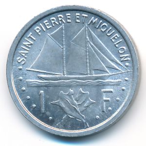 Сен-Пьер и Микелон, 1 франк (1948 г.)