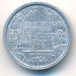 Французская Океания, 50 сентим (1949 г.)