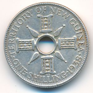 Новая Гвинея, 1 шиллинг (1938 г.)