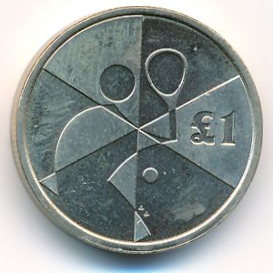 Гибралтар, 1 фунт (2019 г.)