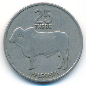 Ботсвана, 25 тхебе (1977 г.)