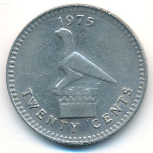 Родезия, 20 центов (1975 г.)