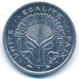 Джибути, 1 франк (1999 г.)