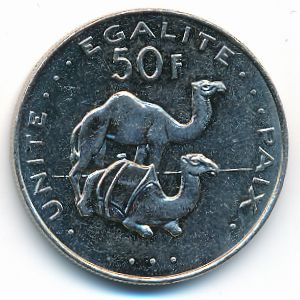 Djibouti, 50 francs, 2010