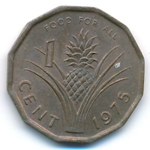 Свазиленд, 1 цент (1975 г.)