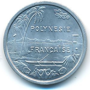 Французская Полинезия, 1 франк (1979 г.)