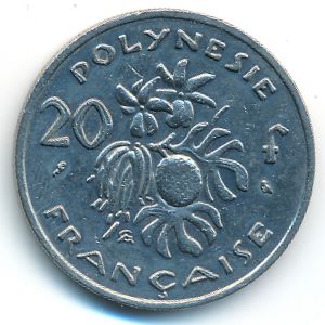 , 20 francs, 1970