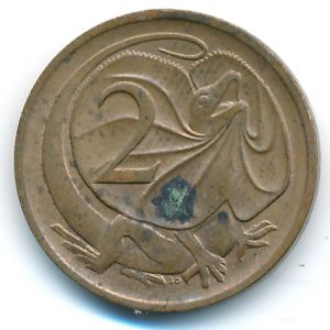 Австралия, 2 цента (1977 г.)