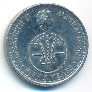 Австралия, 10 центов (2016 г.)