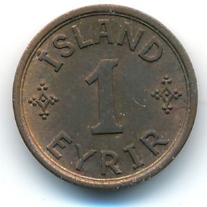 Исландия, 1 эйрир (1940 г.)