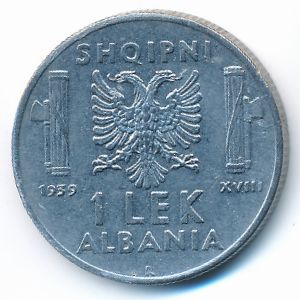 Албания, 1 лек (1939 г.)