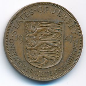 Джерси, 1/24 шиллинга (1947 г.)