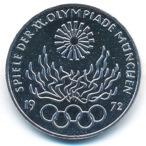 ФРГ, 10 марок (1972 г.)