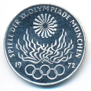 ФРГ, 10 марок (1972 г.)