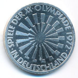 ФРГ, 10 марок (1972 г.)