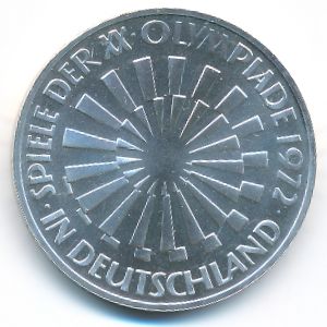 ФРГ, 10 марок (1972 г.)